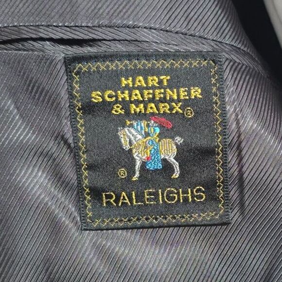 Hart Schaffner & Marx Raleighs Heritage Collection Blazer Gray 42R - Picture 4 of 12